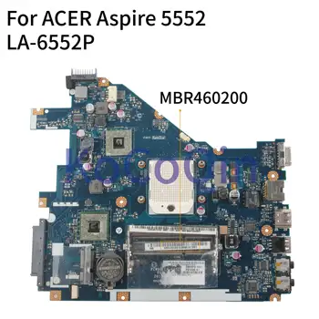 KoCoQin de la placa base del ordenador Portátil Para ACER Aspire 5552 Placa base PEW96 LA-6552P MBR4602001 AMD