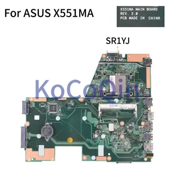 KoCoQin de la placa base del ordenador Portátil Para ASUS D550M F551M X551MA Placa base REV.2.0 SR1YJS