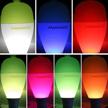 Kpop MAMAMOO luz de palo de rábano lámpara fluorescente palo de apoyo lightstick mano Brillo de la lámpara fuentes del Partido