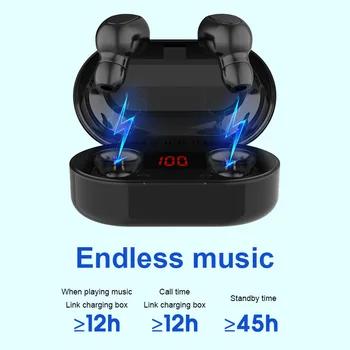 L22 TWS Mini Auriculares Inalámbricos Bluetooth Auriculares de Música de alta fidelidad Impermeable de Auriculares de Sonido de Graves Auricular Funciona En Todos los teléfonos inteligentes
