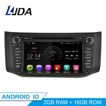 LJDA Android 10.0 Radio de Coche Para Nissan Silfi Sentra Pulsar 2012-2016 Coche Reproductor Multimedia de Navegación GPS del Reproductor de DVD de Radio WiFi