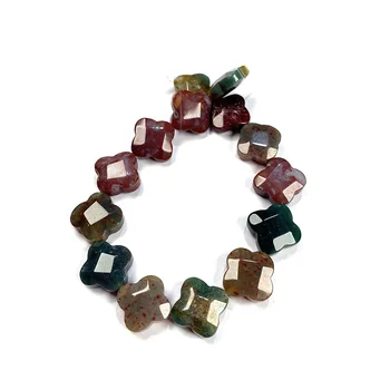 La Piedra Natural Ágatas Turquesas Cuentas de Cristal Facetado Suelta Perlas Para la Joyería de BRICOLAJE Pulsera del Collar de los Accesorios 14x14x6mm