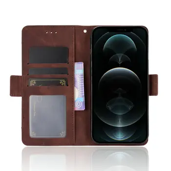 La Ranura de la tarjeta Extraíble de Cuero 360 Proteger para el iPhone 12 Mini 2020 Flip Case para iPhone 12 Pro Max de la Cubierta del Teléfono Monedero Shell en iPhone12