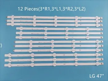 La Retroiluminación LED de la Lámpara de la tira de 9leds Para LG 47