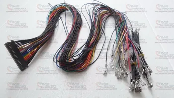 La buena calidad de los Cables para la caja de Pandora de la versión Home de la Familia máquina de Juego Cables con 2.8 4.8 mm conector de cableado de los botones y joystick