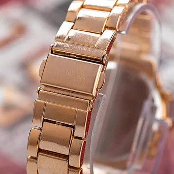 La moda 2020 Ginebra de las Mujeres de Moda de Lujo de Cristal de Cuarzo Reloj Casual, Reloj Pulsera relojes de pulsera de las mujeres de lujo #15