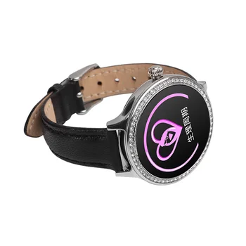 La moda SmartWatch elegante de las Señoras Reloj Femenino Período Fisiológico Recordatorio de los Deportes de la Aptitud de la Pulsera para Aoole Android Reloj de las Mujeres