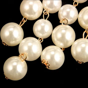 La moda de Cristal de Imitación Perlas del Collar y del Pendiente de la Borla de Múltiples Capas de Collares de las Mujeres Accesorios Simulado de la Perla de la Joyería Conjunto