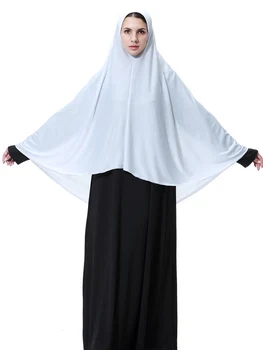 Las Mujeres De Oración Ropa Negro Árabe Largo Musulmana Con Hiyab Sombrero Islámica Interior De La Tapa De La Envoltura De Sombreros Revestimientos De Malasia El Hiyab, El Velo