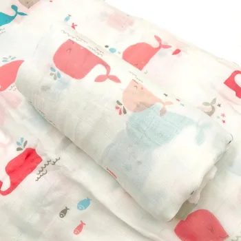León recién nacido muselina de de fibra de bambú de manta de bebé swaddles mantas baño gasa infantil envoltura sleepsack cochecito cubierta de alfombra de juego