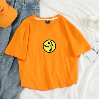 Lindo de Zumba, Hip Hop Equipo de la Camiseta Kawaii Divertida camiseta de Algodón Chic Harajuku Vintage de Gran Tamaño Suelto Tops Hombres de la Moda de la Camiseta de la 4XL