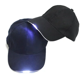 Linterna de LED de la Pesca Sombrero de Senderismo Tapas de la Noche Caminando Ciclismo de Caza Sombreros de Deporte, Gorras de Béisbol