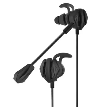 Los E-sports auricular con micrófono conectable dinámica de juego de auriculares in-ear teléfono móvil ordenador universal con cable no demora auricular