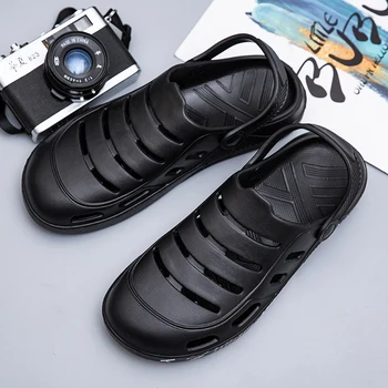 Los Hombres De Las Sandalias 2020 Nuevas Cómodos Zuecos Zapatos De Hombre Zapatos De Zapatillas De Tamaño 39-45 Hombres Sandalias