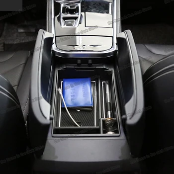 Lsrtw2017 negro abs coche de almacenamiento en el descansabrazos de la placa de la caja para changan cs85 coupe 2019 2020 2021 centro