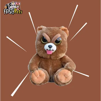 Luchadora Mascotas juguetes de peluche de felpa de angry animal de regalo la muñeca del oso pardo
