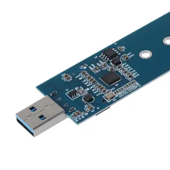 M. 2 a USB Adaptador de Tecla B M. 2 SSD Adaptador de USB 3.0 a 2280 M2 Unidad SSD Adaptador Convertidor SSD Lector de Tarjeta