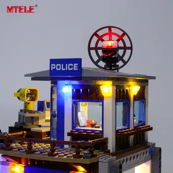 MTELE Marca de Luz LED Kit Para 60174 de la Ciudad de Serie de la Montaña central de la Policía