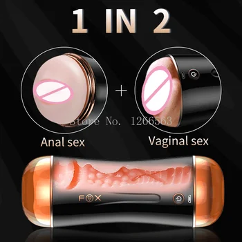 Mamada Masturbador Reales Coño Hombres Juguete de recorte Suave Masaje de la Próstata Masculina Masturb Eléctrico Vagina Anal Juguetes Sexuales para los Hombres Masturbarse