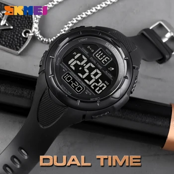 Marca SKMEI Digital Reloj deportivo Casual al aire libre cuenta atrás del reloj de Pulsera de Lujo Impermeable Cronómetro Cronógrafo Relojes Electrónicos
