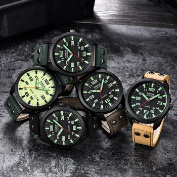 Militar Reloj de los Hombres que Brillan en la Oscuridad Relojes para Hombre de la Marca Superior de Lujo 2020 Táctica de Nylon Reloj deportivo Relogio Masculino B3614