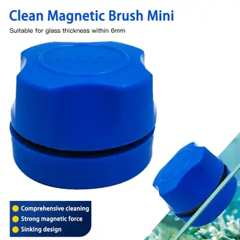 Mini Cepillo Magnético Tanque De Peces De Acuario Cepillo De Limpieza De Vidrios De La Ventana De Algas Rascador De Limpieza Esponja