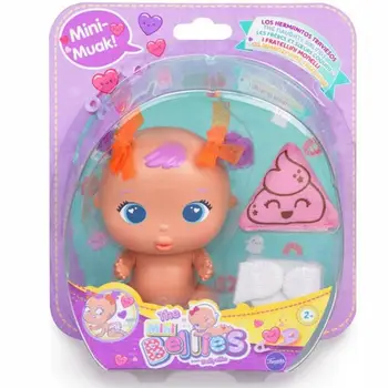 Mini estómagos muñeca individual puede elegir con el dedo meñique, delicioso, muak y boo, los vientres, juguetes para bebés, juguetes para bebés