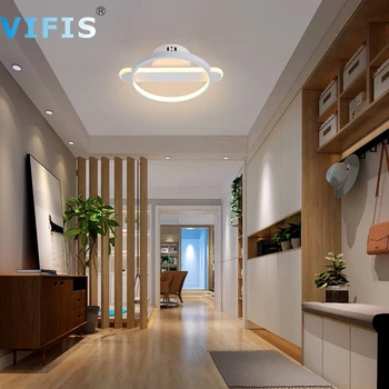 Modernas de Techo del LED de la Lámpara de la Mesilla de Interiores Iluminación de la Pared para el Dormitorio Pasillo Corredor de la luz del porche de la escalera 85-265V