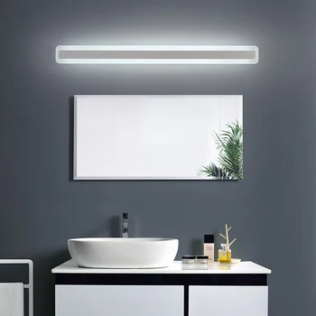 NEO Destello 16W/24W/32W/40W/48W 40/60/80/100/120CM de estilo sencillo y moderno de la pared de la Luminosidad de la lámpara impermeable de baño espejo del LED luz lámpara de pared