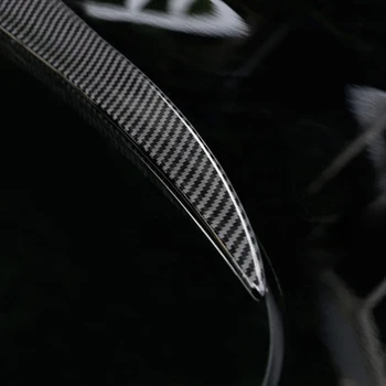NUEVO 1 Pcs Negro Brillante ABS Tronco Spoiler de la Cubierta de la Moldura de Retención de Agua del Ala Para el Tesla Model 3 2017-2020 Accesorios