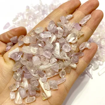 Natural Púrpura de litio fai Cristal de Cuarzo de Grava de Desmagnetización de Purificación de piedra mineral tanque de Peces de la Salud de la Decoración de Mobiliario