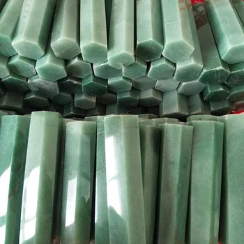 Natural de piedra de jade cristal varita punto de feng shui para el hogar chakra curativo de las piedras de la torre de dongling de jade obelisco