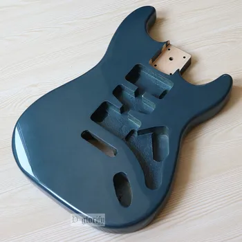 Nueva llegada azul aqua ST guitarra eléctrica cuerpo de madera de álamo partes de guitarra de buena calidad guitarre barril para el BRICOLAJE