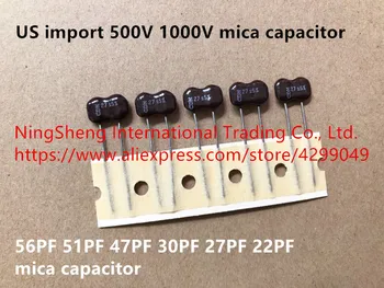 Nuevo Original 500V 1000V 56PF 51PF 47PF 30PF 27PF 22PF condensador de mica (Inductor)
