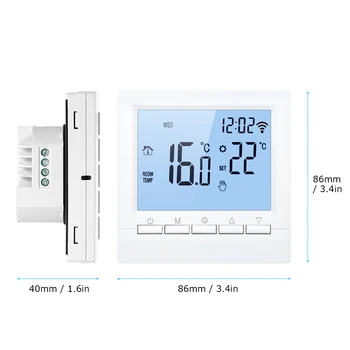 Nuevo WiFi Smart Termostato regulador de Temperatura para el Agua/planta Eléctrica Agua de la Calefacción/Caldera de Gas de la APLICACIÓN de Control de la Pantalla LCD