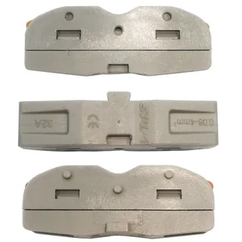 Nuevo color mini rápida conector de cable (de 10 a 50 piezas/lote), universal compacto cableado del conector enchufable del bloque de terminales
