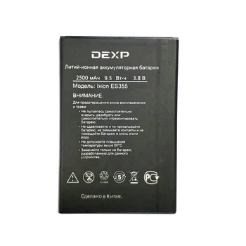 Nuevo de Alta Calidad De 3.8 V 2500mAh ES355 Batería para DEXP Ixion ES355 la batería del Teléfono Móvil en Stock