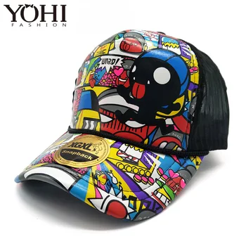 Nuevo y Exclusivo Diseño de la gorra de béisbol de la calle hipster hip hop baile del sombrero sombrero al aire libre, sombrilla red plana cap par sombrero