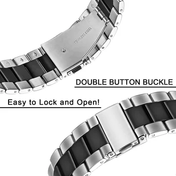 Nuevos de Acero Inoxidable Correa de reloj para el iWatch SE Apple Watch 38 mm 40 mm 42 mm 44 mm de la Serie 6 5 4 3 2 1 Banda de Pulsera de la Correa del Metal de la Pulsera