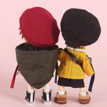 Ob11 ropa de bebé de juguete accesorios Boina ob11 sombrero redondo es Molly poco de red hat piccordo GSC cabeza de arcilla