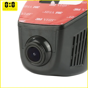 Oculto de la Cámara del Coche Dvr de Wifi de la Grabadora de Vídeo de Doble Lente de la Caja Negra Dash Cam Full HD 1080P Cámara Dashcam