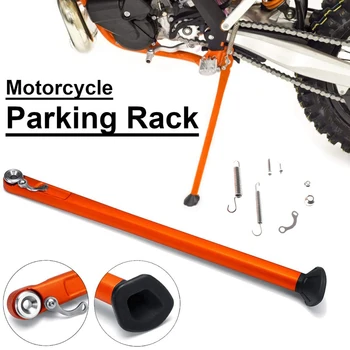 Off-Road Parking motos Rack Side Kick Pie Soporte y Primavera para KTM HUSABERG para HUSQVARNA 150 250 300 350 400 450 500 5