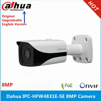 Original Dahua IPC-HFW4831E-SE Ultra HD de 8 megapíxeles integrada en la ranura de la tarjeta sd IP67 IR40M POE 4K Cámara IP reemplazar IPC-HFW4830E-S