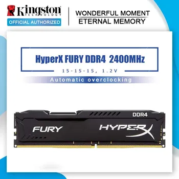 Original Kingston HyperX FURY 4GB 8GB 16GB DDR4 2400MHz Escritorio de Memoria RAM CL15 DIMM 288 pines de Escritorio de Memoria Interna Para el Juego