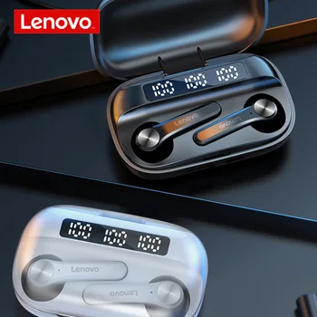 Original Lenovo QT81 TWS Inalámbrico Bluetooth Auricular 5.0 de Profundidad Bajo Control Táctil IPX4 Impermeable de Reducción de Ruido de Lenovo Auricular