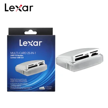 Original de Lexar Multi-Lector de Tarjetas 25-en-1 Lector USB 3.0 de Alta Velocidad de Transferencia de 500MB/s TF de la ayuda CF SD Con Pop-Up de Diseño