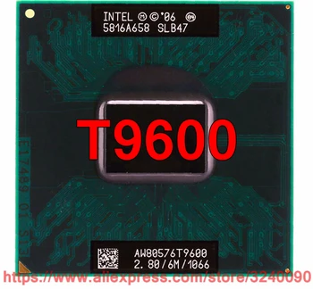 Original lntel Core 2 Duo T9600 de la CPU (6M Cache, 2.80 GHz, 1066 MHz FSB, Dual-Core) Para GM45 PM45 Portátil procesador de envío gratis