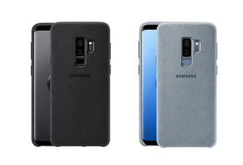 Originales de la Marca Original de Samsung Alcantara Teléfono Cubierta de la caja para la Galaxia de Samsung S9 S9 Más S9+ S8 S8 Más S8+ estuche de Cuero