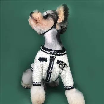 Otoño Invierno para Perros Ropa para Perros Pequeños animales domésticos Ropa de Bulldog francés Cálido Suéter Pug Traje de Chihuahua Ropa S-2XL