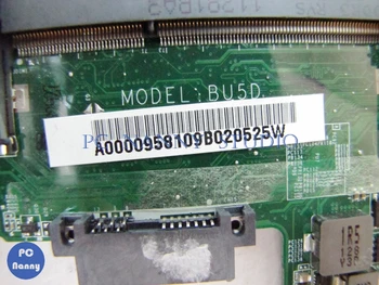 PCNANNY DABU5DMB8E0 A000095810 de la placa base para toshiba satellite L730 portátil principal de la junta HM65 tarjeta de Nvidia funciona